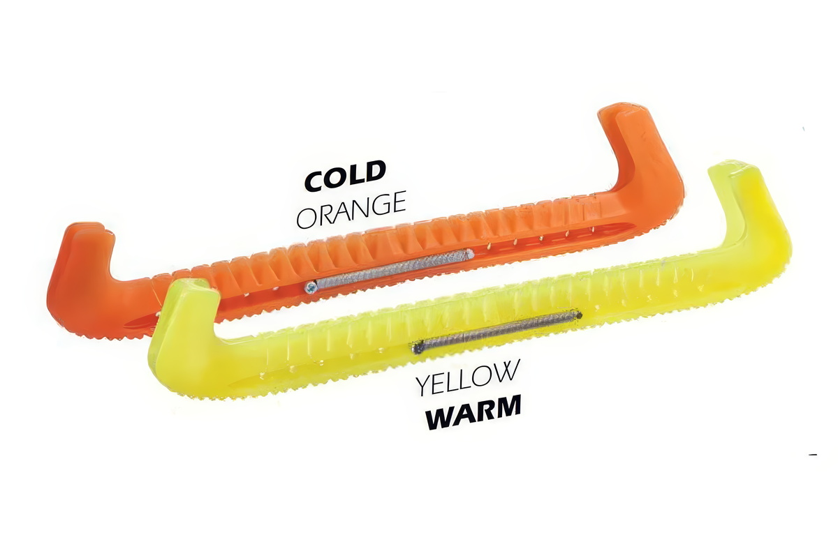 Protège-lames EHS StayBent GuardDog Chameleonz, passent de l'orange à froid au jaune à chaud