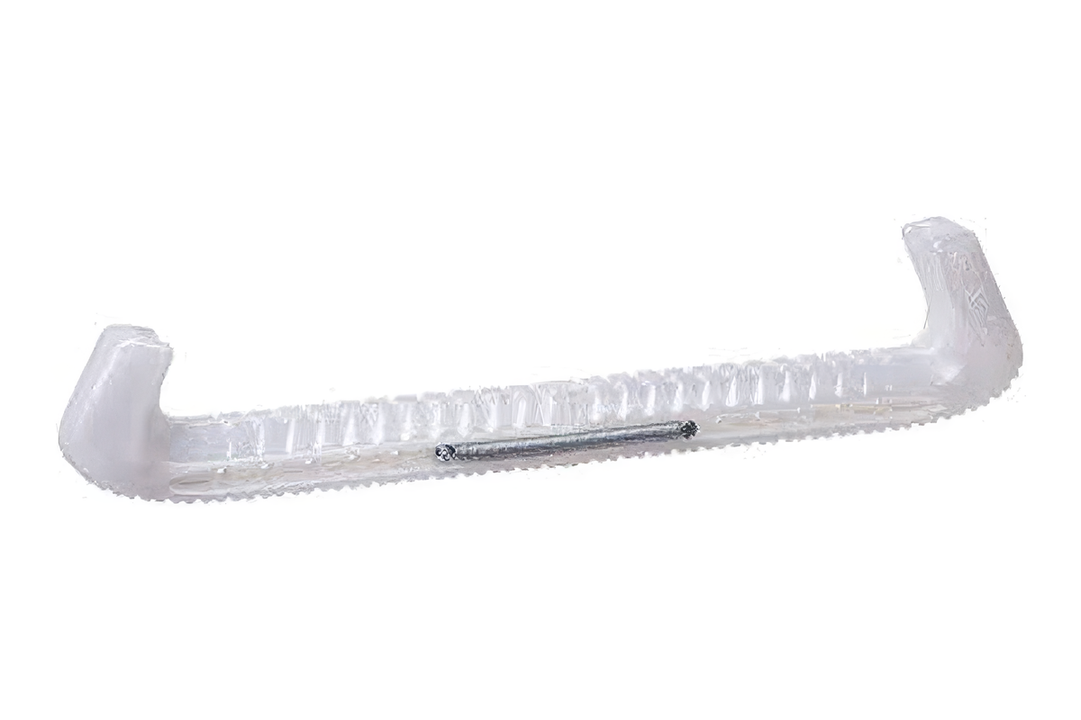 EHS StayBent GuardDog Pearlz blade guards, pearlescent white guard, side view