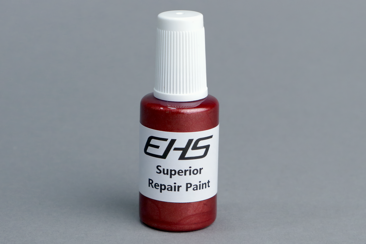 สีซ่อมท่อใบมีดลองแทร็ก EHS StayBent ขวดสีแดงพร้อมฝาแปรงสีขาว