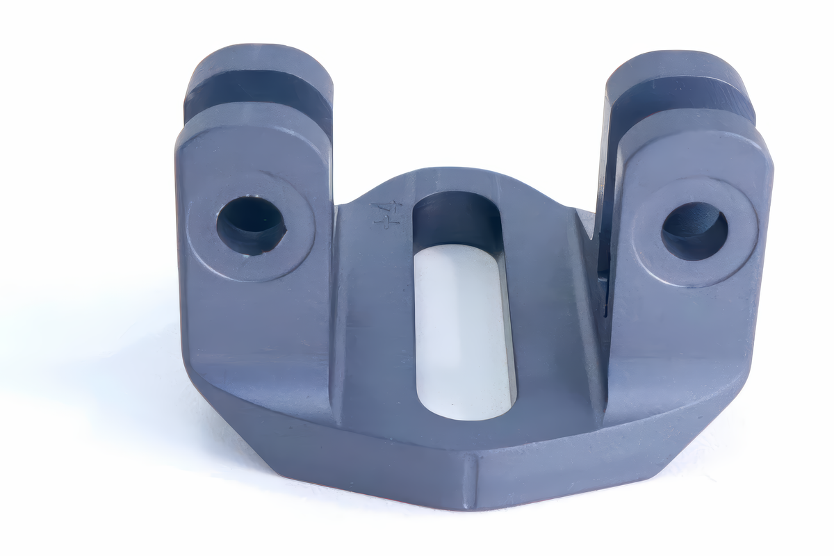 StayBent ショートトラック PRO カップ、グレーのカップ1個、取付部の間のスロットを正面から